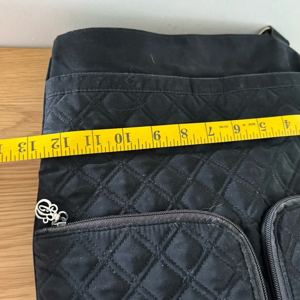 Vera Bradley Black Quilted Women's Crossbody Bag - Picture 11 of 12